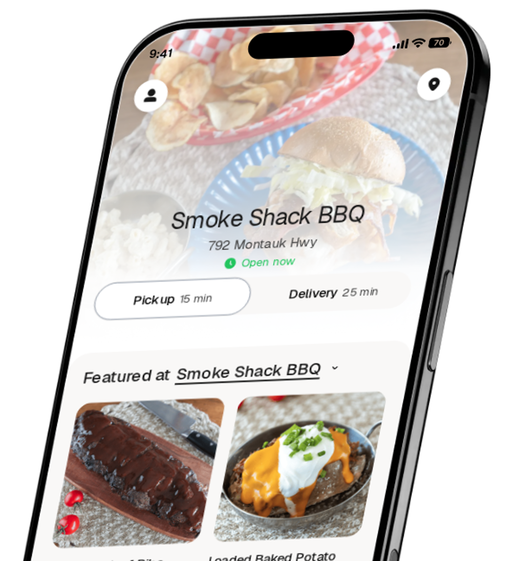 Smoke Shack BBQ app preview