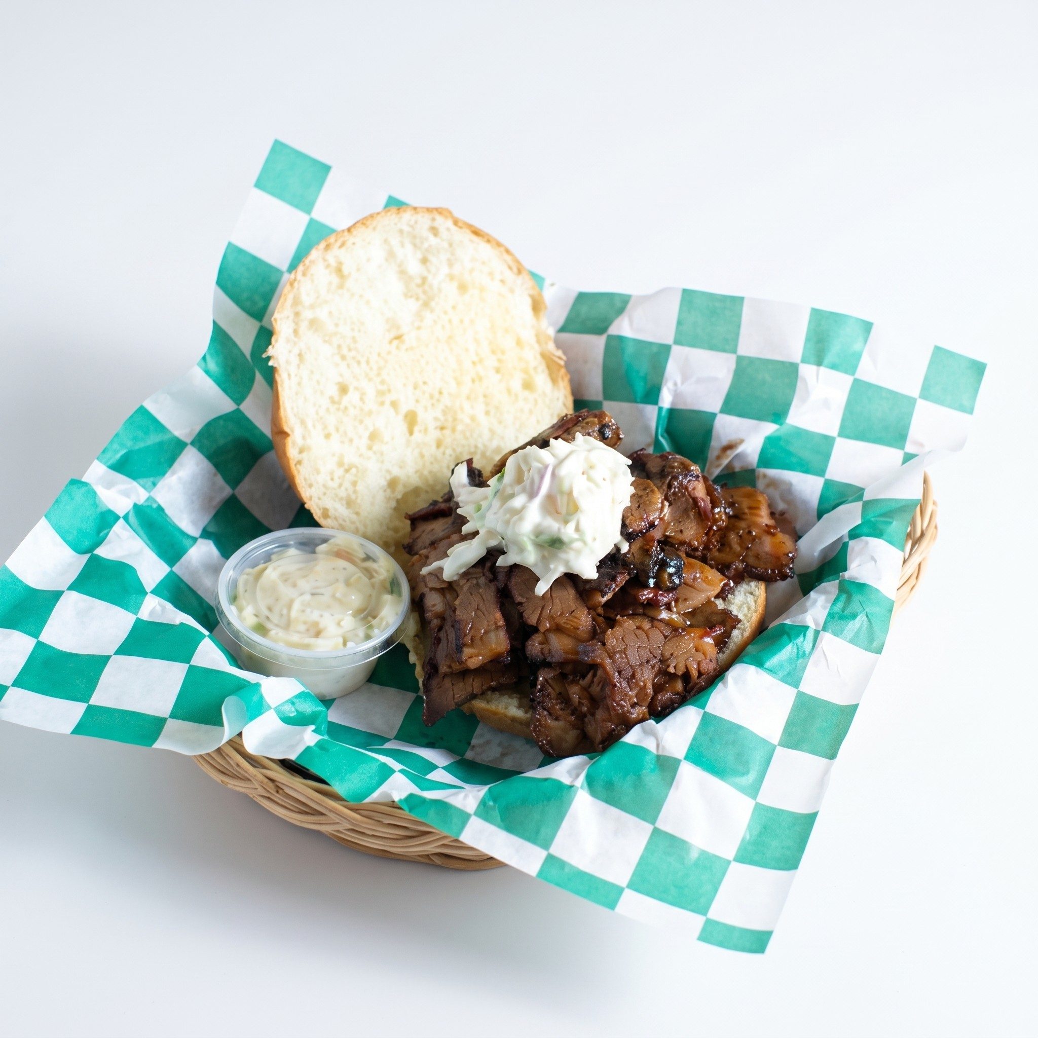 Smoked Brisket Sandwich.