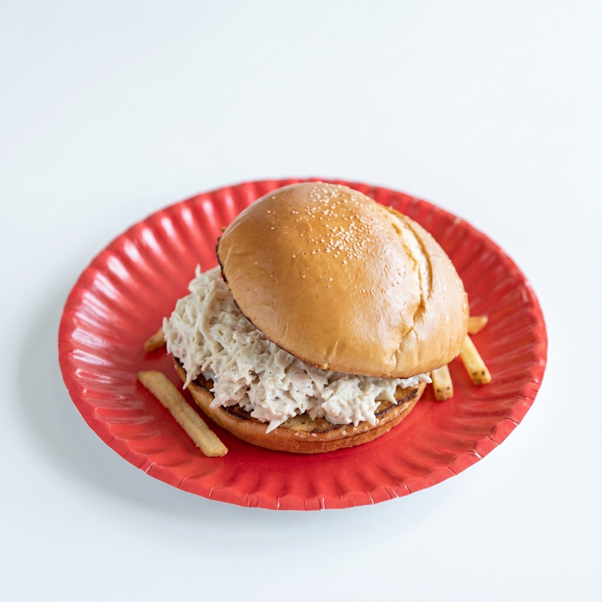 Pulled Chicken Sandwich.
