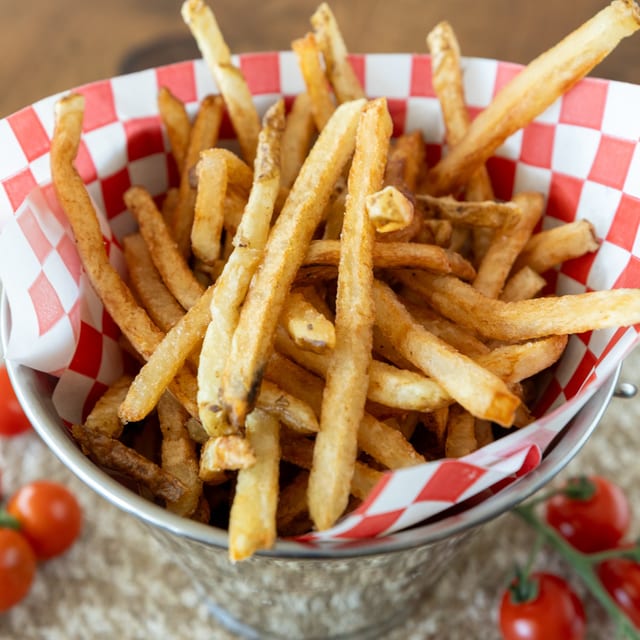 Fresh Hand-Cut Fries.