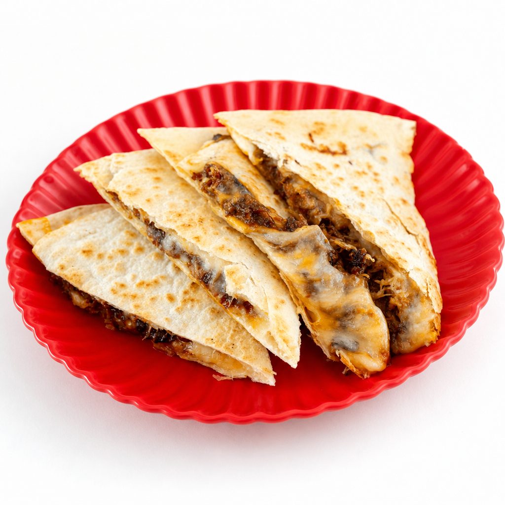 Pulled Pork Quesadilla.