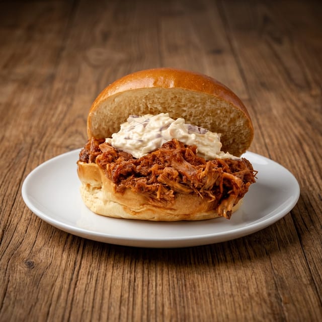 Pulled Pork Sandwich.