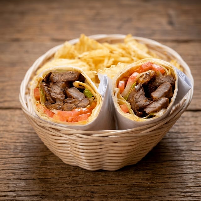 Steak Wrap.