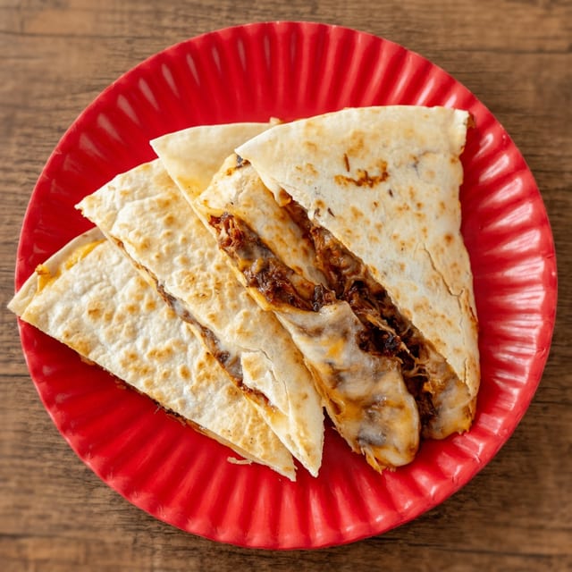 Pulled Pork Quesadilla.